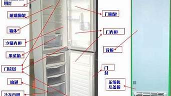 冰箱结构图拆解图_冰箱结构图拆解图冷冻层